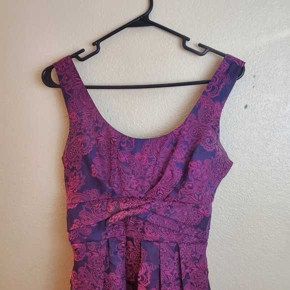 Delia's Y2K Purple Rockabilly Sleeveless Fit and Flare Retro Dress - Picture 7 of 10